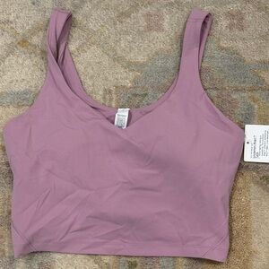NWT Lululemon align Lavender Cropped Tank Top sz 12 awesome! Soft! Cute! Love!💜
